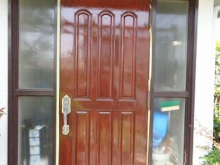部分塗装玄関ドア１１