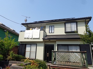 外壁塗装　銚子市S様邸　遮熱シリコン塗装