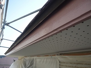 破風板 塗装完了！