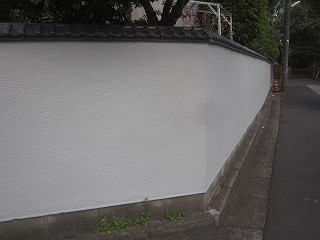 門塀 塗装完了！