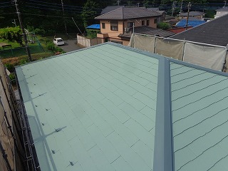 屋根塗装完了です！