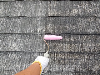 屋根 下塗り