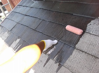 屋根 下塗り