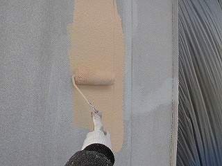 外壁　中塗り塗装