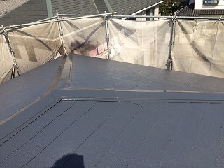 これで屋根仕上がりです。