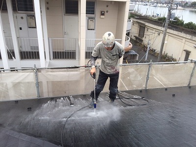 屋根 高圧洗浄 バイオ洗浄