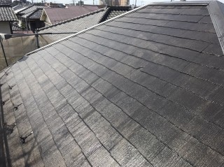屋根 高圧洗浄後
