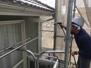 成田市 高圧洗浄作業1