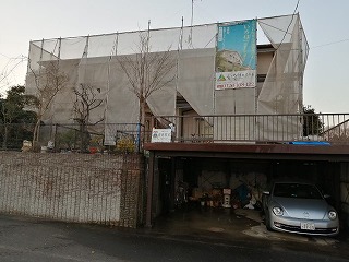 稲敷市　屋根外壁塗装 (1)