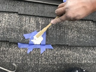 屋根 欠け補修