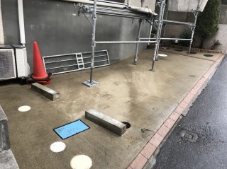 駐車場 洗浄