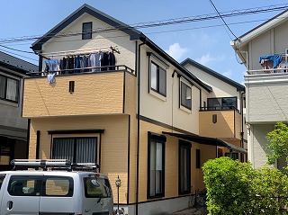 千葉市　屋根カバー外壁塗装 (1)