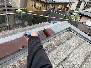 富里市　屋根外壁塗装　雨樋交換 (18)