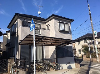 佐倉市　外壁塗装　屋根カバー工法 ０１
