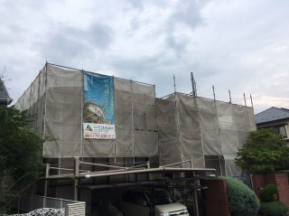 成田市 屋根・外壁塗装着工