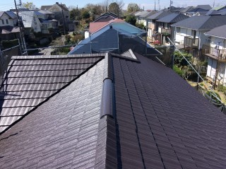 1屋根塗装後