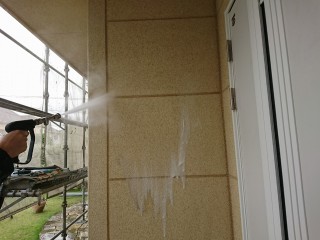リシン外壁 洗浄