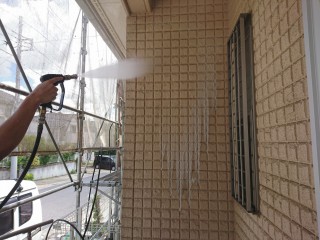 外壁 高圧洗浄2