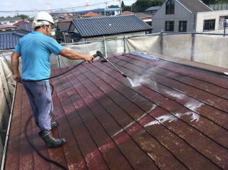 屋根 バイオ洗浄