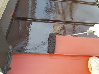 瓦棒屋根 塗装1