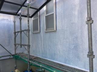 外壁 下塗り塗装2