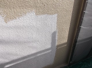 佐倉市外壁　上塗り塗装
