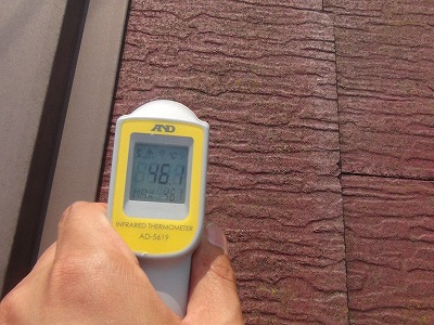 屋根 温度計測