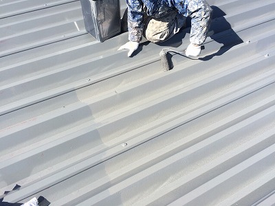 折半屋根塗装