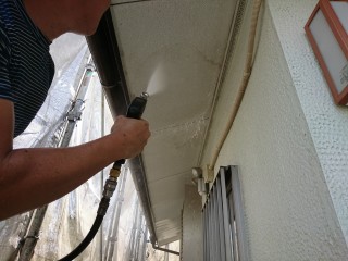 外壁 高圧洗浄2