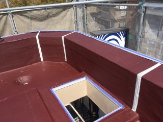 屋上 防水塗装1