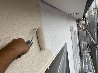 鎌ヶ谷市　屋根壁塗装 １６