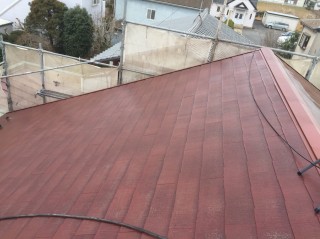 屋根高圧洗浄3