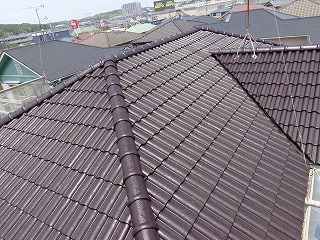 屋根塗装　成田市S様邸　遮熱シリコン塗装